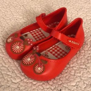 ✨Red Toddler Girl Flats